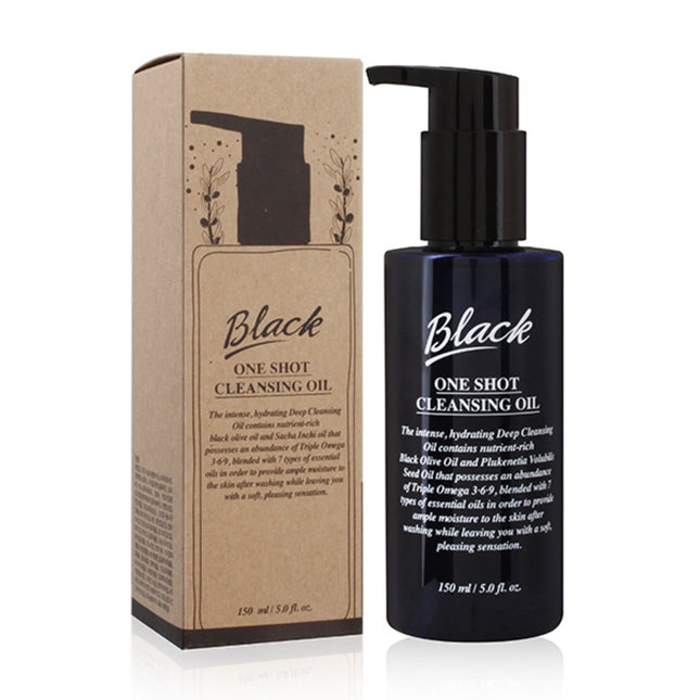 FLOR DE MAN  Black One Shot Cleansing Oil 150ml 1 pack
