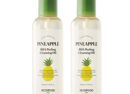 SKINFOOD  Pineapple AHA Refining Cleansing Oil 200ml 2-Pack