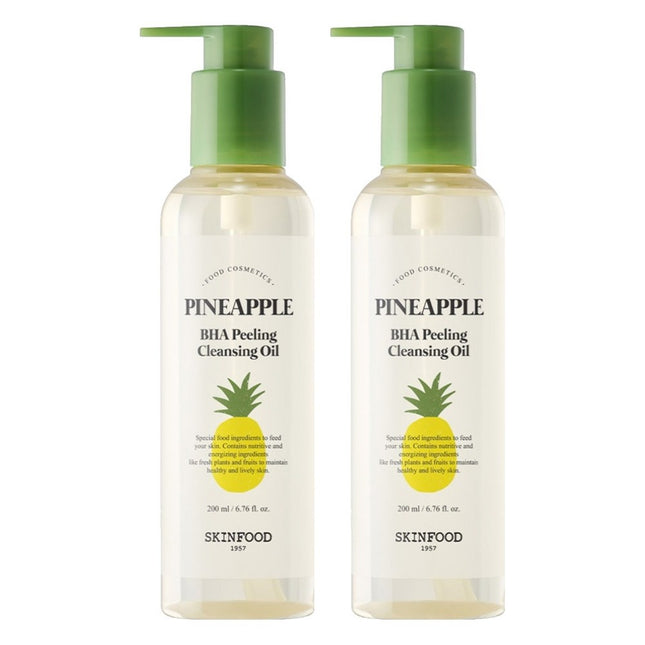 SKINFOOD  Pineapple AHA Refining Cleansing Oil 200ml 2-Pack