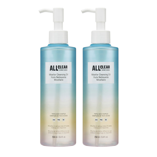 ALL CLEAR  Micellar Cleansing Oil 250ml 2 Pack