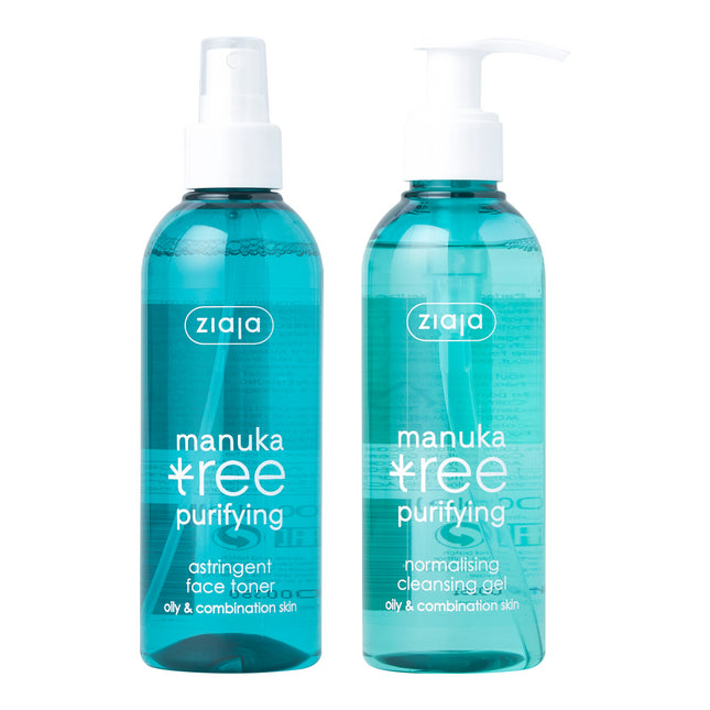 JIAJA  Manuka Tree Toner + Manuka Tree Cleansing Gel Set