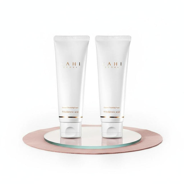 GAHI Cream Cleansing Foam Double Set