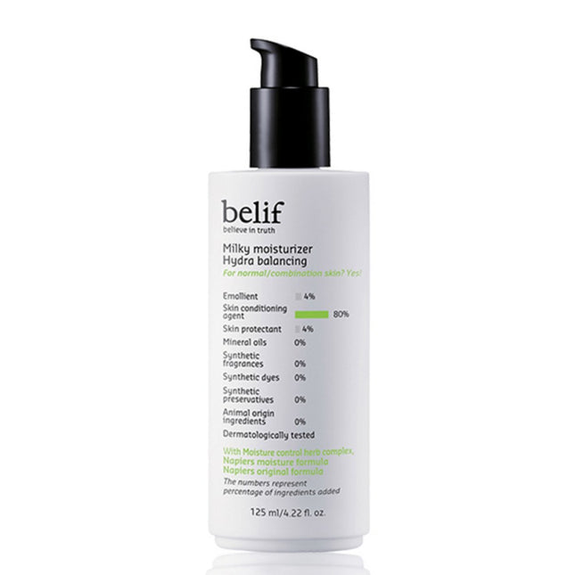 BELIF  Milky Moisturizer Hydra Balancing 125ml 1 Pack