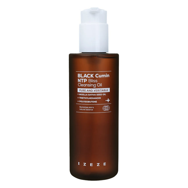 AIZEJE  Moisturizing Deep Oil Cleansing Black Cumin Gentle Cleansing Oil Rapid Emulsification 200ml, 1 count