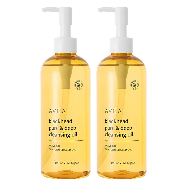 ABKA  Blackhead Pure & Deep Cleansing Oil PHA, 300ml, 2 Count