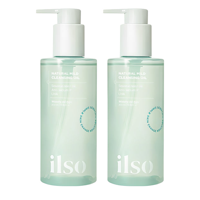 ILSO NATURAL MILD GENTLE CLEANSING OIL  200ml 2 Pack