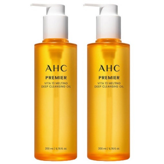 AHC  Premium Vita 13 Melting Deep Cleansing Oil, 200ml, 2 Count