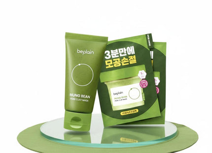 BEPLAIN Mung Bean Pore Clay Pack 80ml with 2x 12ml samples