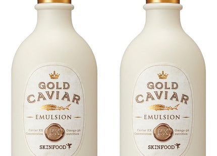 SKINFOOD  Gold Caviar EX Emulsion, 145ml, 2 Count