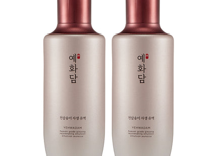THE FACE SHOP Yehwadam Cheonsam Songyi Radiance Rejuvenating Emulsion, 140ml, 2 Count