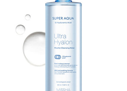 MISSHA  Super Aqua Ultra Hyaluron Micellar Cleansing Water 500ml 1 pack