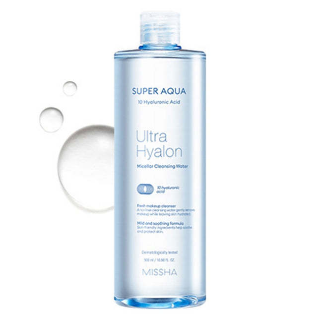 MISSHA  Super Aqua Ultra Hyaluron Micellar Cleansing Water 500ml 1 pack