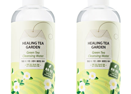 THE SAEM  Healing Tea Garden Green Tea Cleansing Water 300ml 2 Pack