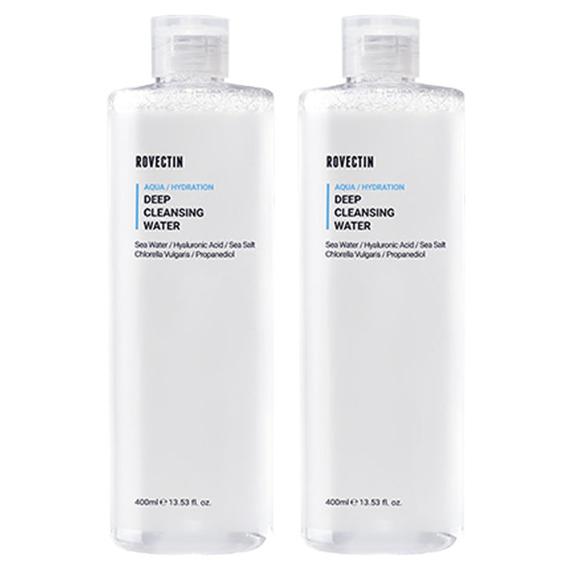 ROVECTIN  Aqua Deep Cleansing Water 400ml 2 Pack