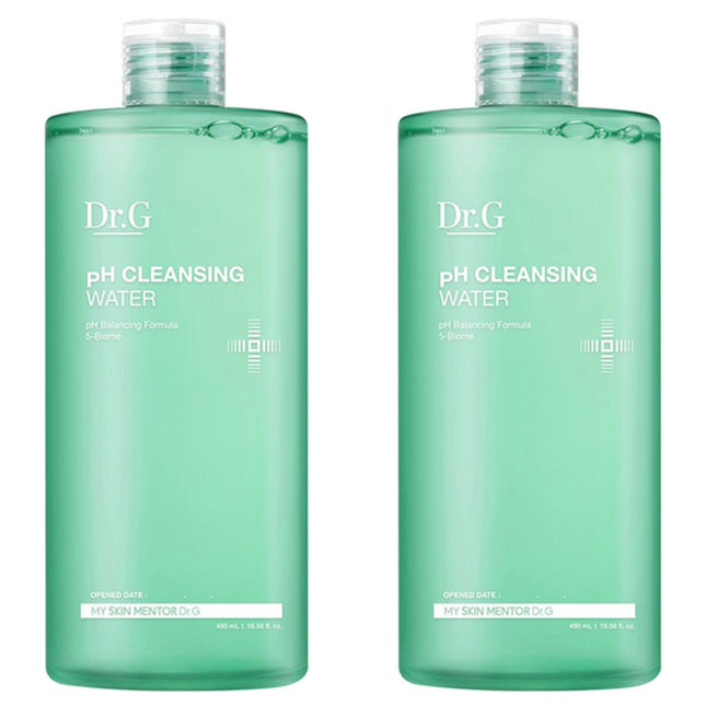 DR.G  pH Balanced Cleansing Water 490ml 2 Pack