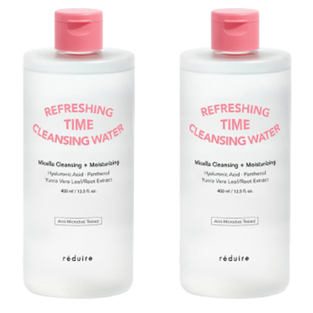 REDUCEUR  Refreshing Time Cleansing Water, 400ml, 2-Pack