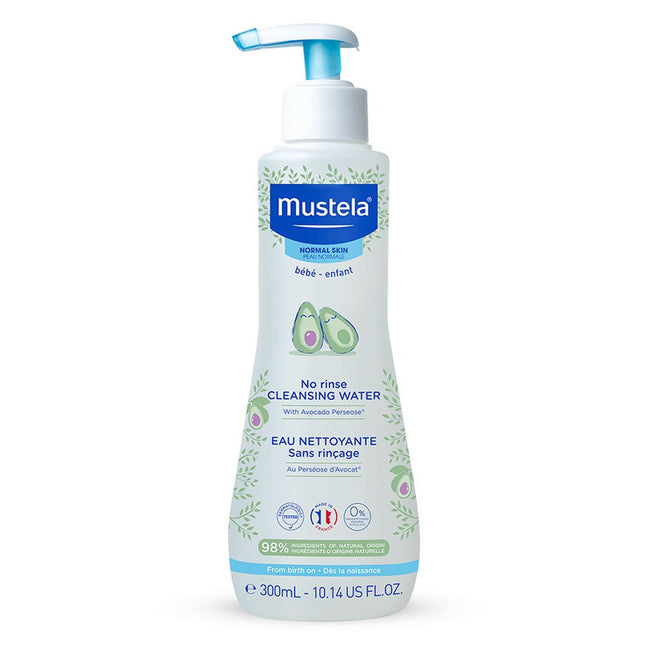 MUSTELA  No-Rinse Cleansing Water, 300ml, 1 count