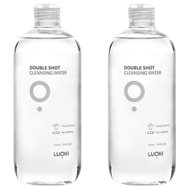 LUOKII Luokii Double Shot Cleansing Water, 500ml, 2 Count
