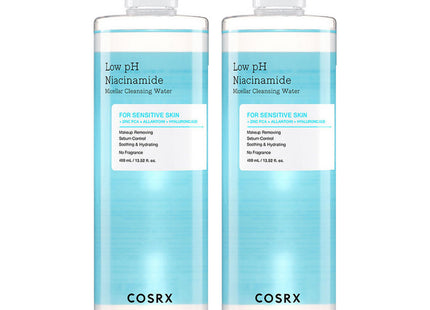 COSRX  Low pH Niacinamide Gentle Cleanser Duo - 400ml x 2