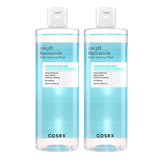 COSRX  Low pH Niacinamide Gentle Cleanser Duo - 400ml x 2