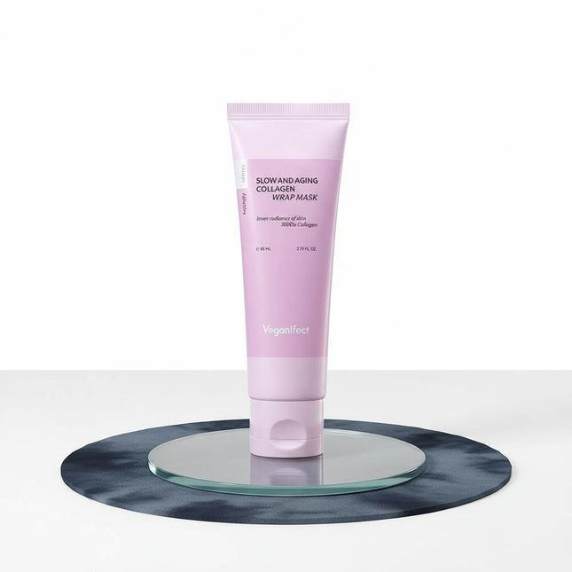 VEGAN EFFECT Collagen Wrapping Mask Pack 80ml + Brush Gift
