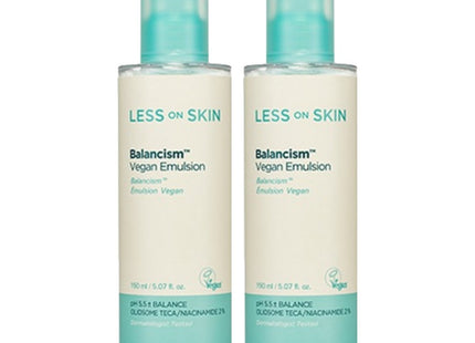 HOLIKA HOLIKA  Less on Skin Balancism Vegan Cica Emulsion, 150ml, 2 Count
