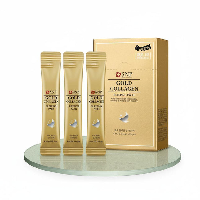 SNP Gold Collagen Sleeping Pack Stick Type