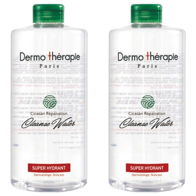DERMATHERAPY  CICA MICELLAR CLEANSE WATER 500ML 2PACK