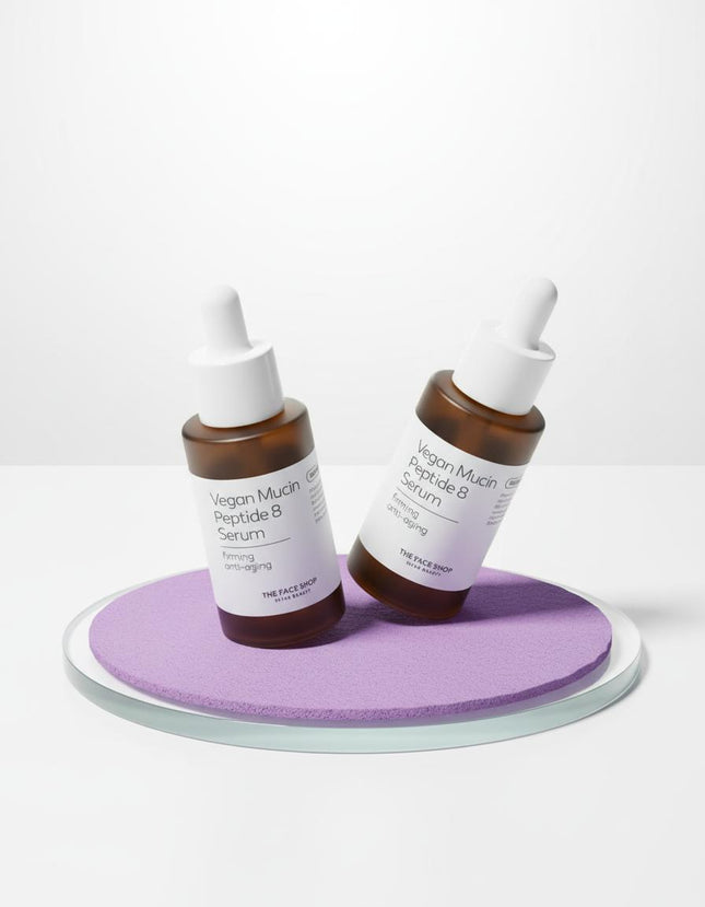 THE FACE SHOP ULTIMATE VEGAN MUCIN PEPTIDE 8 SERUM 30ML