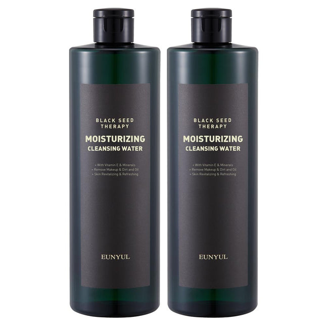 EUNYUL  Black Seed Therapy Moisturizing Cleansing Water, 500ml, 2 Count