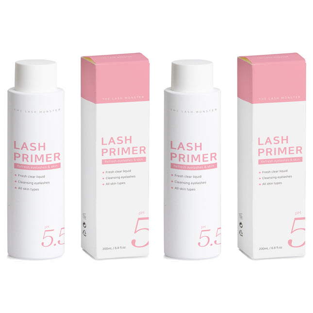 LAMUNG  Lash Monster Mildly Acidic Lash Primer 200ml, 2 Count