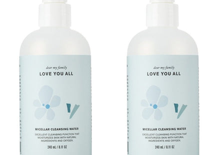 LOVEALL  Micellar Cleansing Water, 240ml, 2 Count