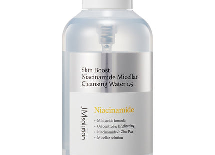 JM SOLUTION  SKIN BOOSTER NIACINAMIDE MICELLAR CLEANSING WATER 1.5 500ML 1PC