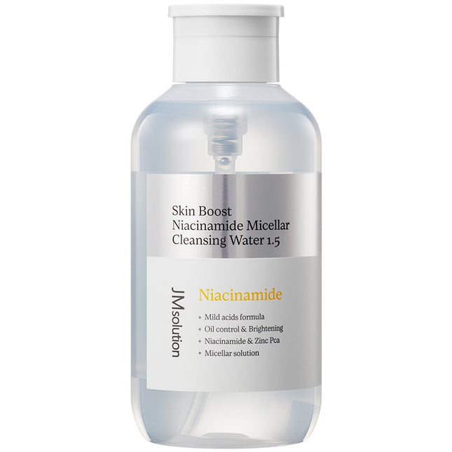 JM SOLUTION  SKIN BOOSTER NIACINAMIDE MICELLAR CLEANSING WATER 1.5 500ML 1PC