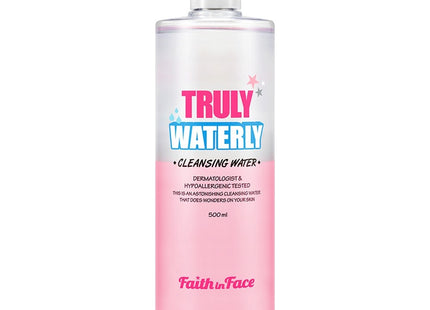 FACE N FACE  Truly Watery Cleansing Water, 500ml, 1 count