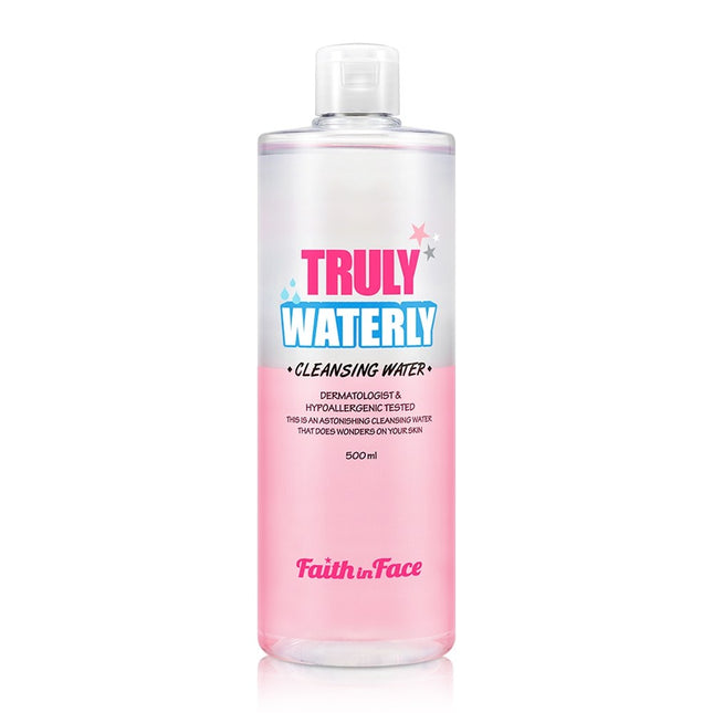 FACE N FACE  Truly Watery Cleansing Water, 500ml, 1 count