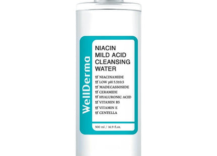 WELLDERMA  Niacinamide Mild Acid Cleansing Water 500ml 1ea