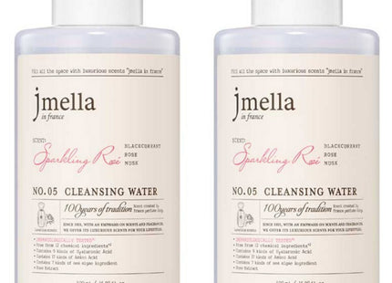 JAYMELLA  Sparkling Rosé Cleansing Water, 500ml, 2 Pack