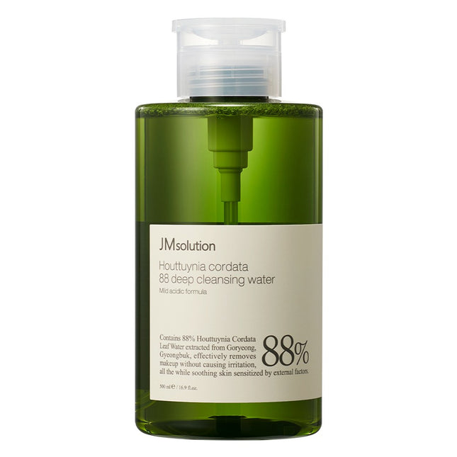 JM SOLUTION  Heartleaf 88 Deep Cleansing Water 500ml 1ea