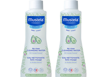 MUSTELA  No-Rinse Cleansing Water, 300ml, 2 Count