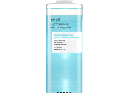 COSRX  Low pH Niacinamide Gentle Cleansing Water 400ml 1 Pack