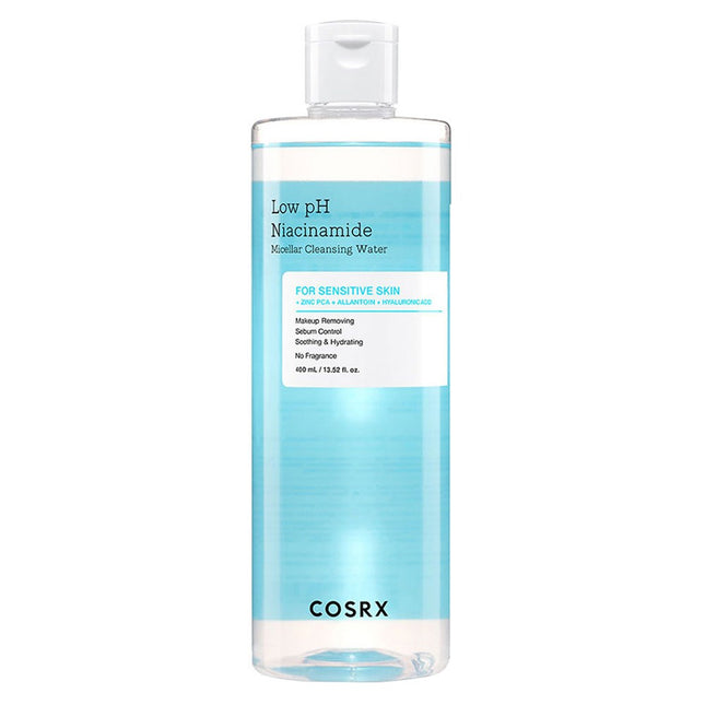 COSRX  Low pH Niacinamide Gentle Cleansing Water 400ml 1 Pack