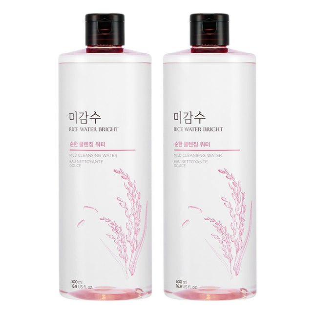 MISEENSCENE  Bright Mild Cleansing Water 500ml 2ea