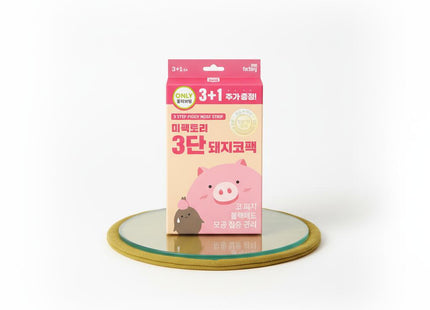 MEFACTORY 3-Step Pig Nose Pack 3 Sheets + 1 Sheet Gift