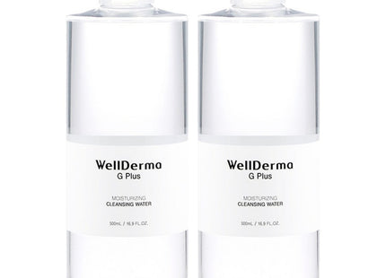 WELLDERMA  G+ MOISTURIZING CLEANSING WATER, 500ML, 2CT