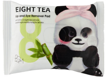 BOM  Eight T Lip & Eye Remover Pad 30p, 55g, 2 count