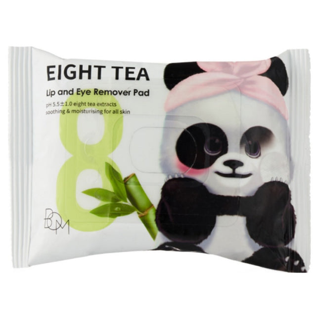 BOM  Eight T Lip & Eye Remover Pad 30p, 55g, 2 count