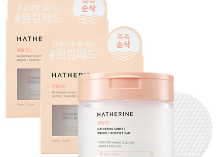 HAESRIN  Sunset One-Kill Remover Pad 170ml 2ea