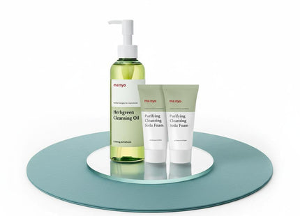 MANYO FACTORY Herb Green Cleansing Oil 200ml + Mild Soda Foam 20ml*2ea