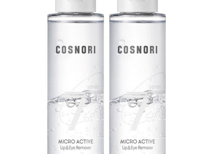 COSNORI  Micro Active Lip & Eye Remover, 150ml, 2 Count